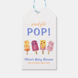 Etiquetas Para Regalos Colorido Fruit Ice Cream Popcicle Baby Shower