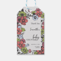 Colorido Pastel Wildflower Baby Shower