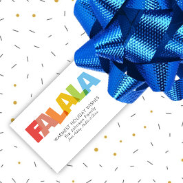 Etiquetas Para Regalos Colorido y abrumador deseo de los Navidades de FA