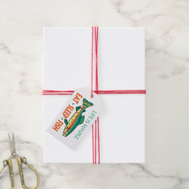 Etiquetas Para Regalos Comer pescado de sueño - Divertido