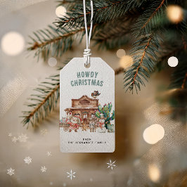 Etiquetas Para Regalos Cómo estás Navidad | Divertido Desierto Occidental