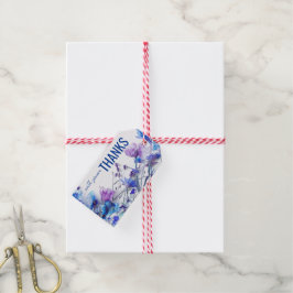 Etiquetas Para Regalos 💍Con Sincero Agradecimiento Cornflower Dreamscape