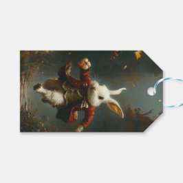 Etiquetas Para Regalos Conejo ladrón de corazones personalizado Cuento de