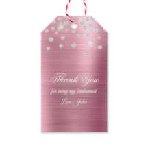 Confeti de Diamante Brillante de Hojalata Rosa Gra