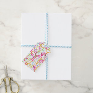 Etiquetas Para Regalos Confeti de Letras "C"
