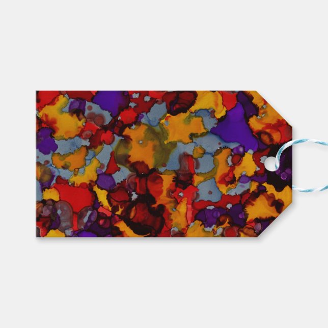 Etiquetas Para Regalos Confetti Nightmare (Frente (Horizontal))