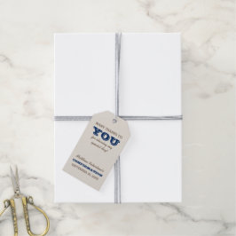 Etiquetas Para Regalos Confirmación Navy Blue & Silver Gracias