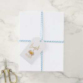 Etiquetas Para Regalos Congrats Adorados Golden Cap Graduation Gift Etiqu