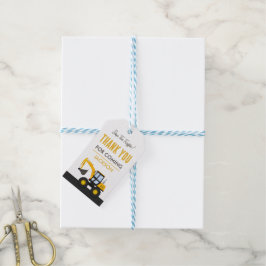 Etiquetas Para Regalos Construction Truck Birthday | Personalized Décor