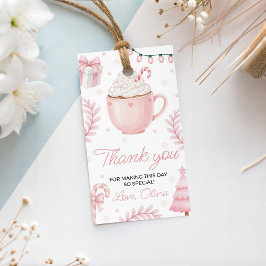 Etiquetas Para Regalos Cookies & Cocoa Birthday Favor Tag