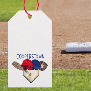 Etiquetas Para Regalos Cooperstown Béisbol