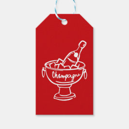Etiquetas Para Regalos Coquette Champagne