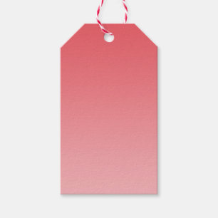 Etiquetas Para Regalos Coral Ombre