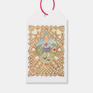 Etiquetas Para Regalos Corazón antiguo de San Valentín
