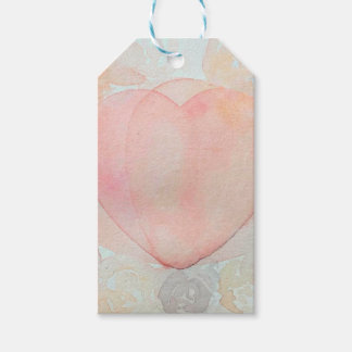 Etiquetas Para Regalos Corazón de diosa pintado a mano