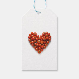 Etiquetas Para Regalos Corazón de tomate