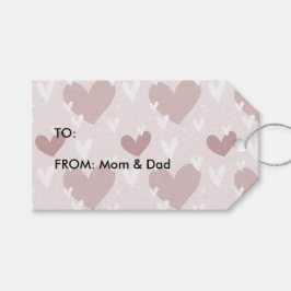 Etiquetas Para Regalos Corazones