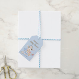 Etiquetas Para Regalos Cordero de guardería rosa azul granja bebé