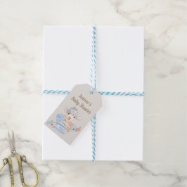 Etiquetas Para Regalos Cordero de guardería rosa azul granja bebé