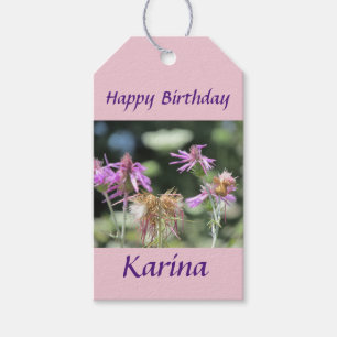 Etiquetas Para Regalos Corfu Lilac Wildflowers