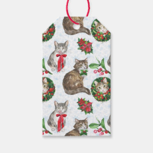 Etiquetas Para Regalos Corona de gato adorable