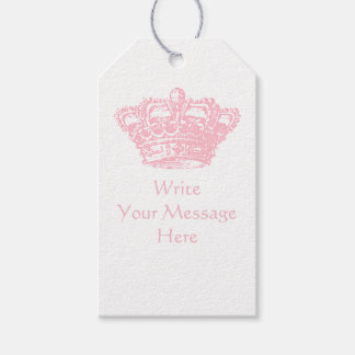 Etiquetas Para Regalos Corona rosa - Personalizarla