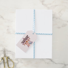 Etiquetas Para Regalos Corro en fases lunares, café y cristales
