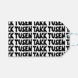 Etiquetas Para Regalos Corte de lingotes en blanco y negro