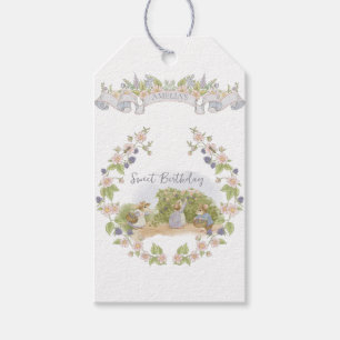 Etiquetas Para Regalos Cottagecore Ratones Mermelada de Moras