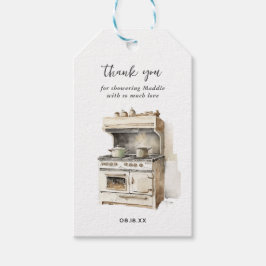Etiquetas Para Regalos Country Kitchen | Agradecimiento por la Fiesta de