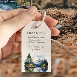 Etiquetas Para Regalos Country Lake Woodsy Waterfront Favor