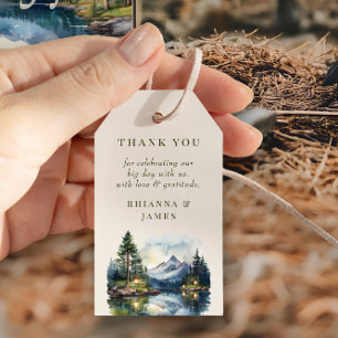 Etiquetas Para Regalos Country Lake Woodsy Waterfront Favor