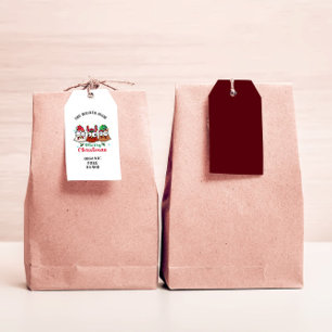 Etiquetas Para Regalos Crazy Chicken Merry Christmas Egg Carton