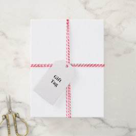 Etiquetas Para Regalos Crea el tuyo - Cordón azul y blanco de firma