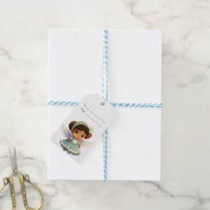 Etiquetas Para Regalos Crea Tu Propia Chica Ángel Afroamericana