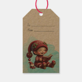 Etiquetas Para Regalos Crea tu propio Gnomo de Navidad feliz de cuento