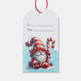 Etiquetas Para Regalos Crea tu propio gnomo de Navidad invernal de menta 