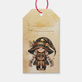 Etiquetas Para Regalos Crea Tu Propio Gnomo de Navidad Mágico y Bonito