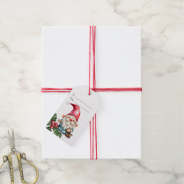 Etiquetas Para Regalos Crea Tu Propio Gnomo de Navidad Rojo y Adorable