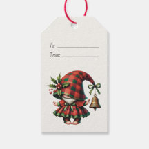 Crea tu propio gnomo y campana de Navidad tímido a