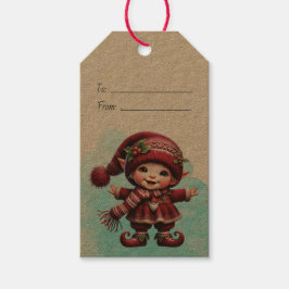 Etiquetas Para Regalos Crea tu propio hogar de baile vintage de Navidad