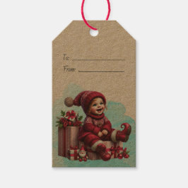 Etiquetas Para Regalos Crea tu propio hogar sonriente de navidad vintage