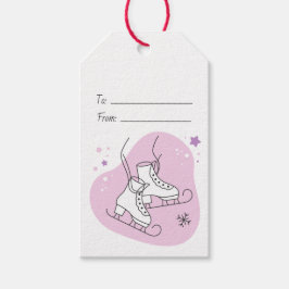 Etiquetas Para Regalos Crea tu propio patín de hielo estrellado Navidades