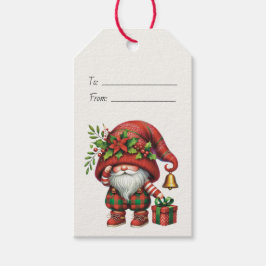 Etiquetas Para Regalos Crea tus propios gnomos de cuadros navideños poins