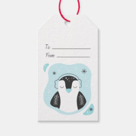 Etiquetas Para Regalos Crea tus propios Navidades pingüinos malcriados