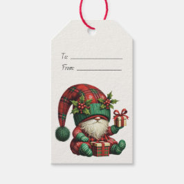 Etiquetas Para Regalos Crea tus Propios Pijamas de Gnomo con Cuadros Navi