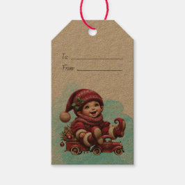 Etiquetas Para Regalos Crear su propio Gnome de Navidades de estilo vinta