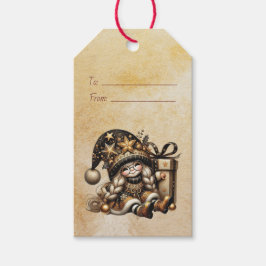 Etiquetas Para Regalos Crear sus propios Navidades mágicos Gnome presente