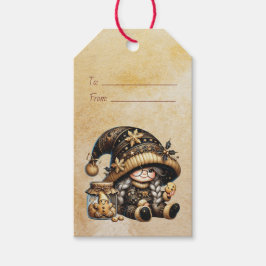 Etiquetas Para Regalos Crear tus propios Navidades mágicos Gnome Cookie J