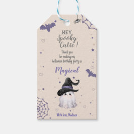 Etiquetas Para Regalos Crema moderna de fiesta de cumpleaños de Chica fan